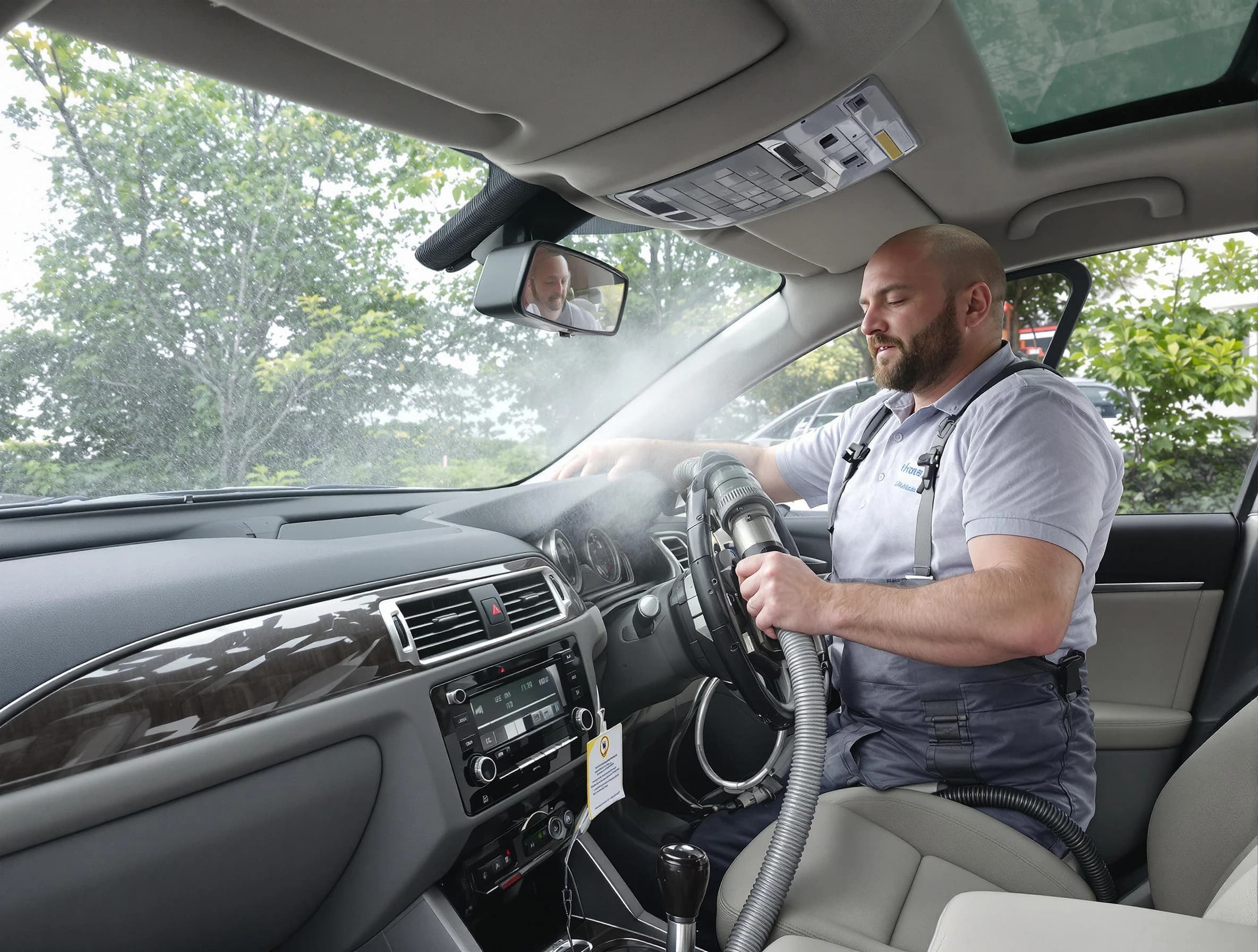 Dormont Air Duct Cleaning specialist performing professional car duct cleaning in Dormont