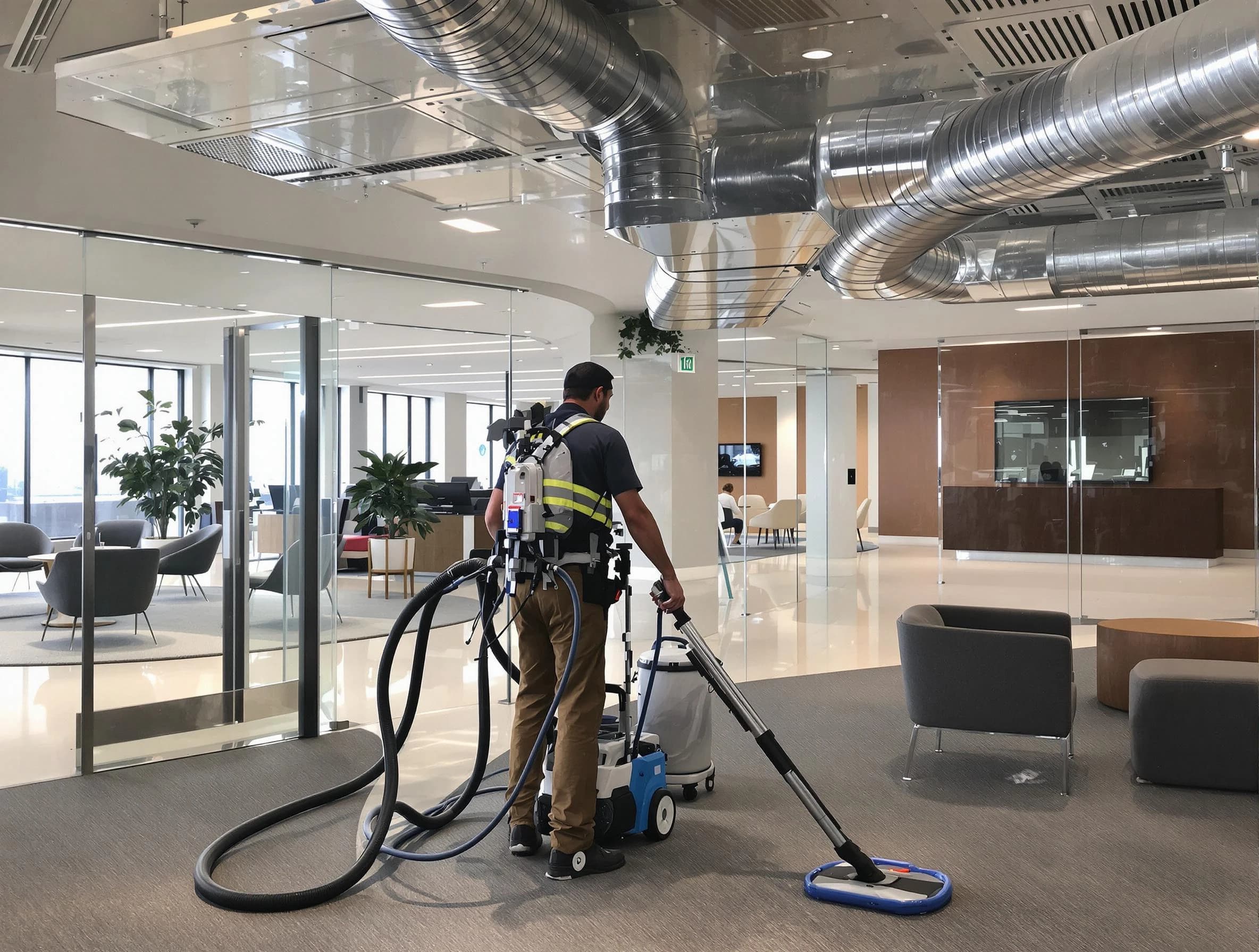 Commercial duct cleaning service by Dormont Air Duct Cleaning in Dormont