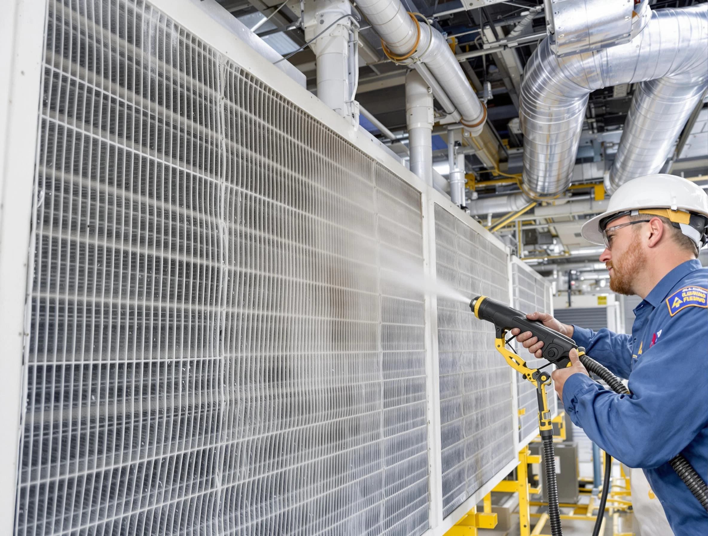 Professional commercial coil cleaning by Dormont Air Duct Cleaning in Dormont