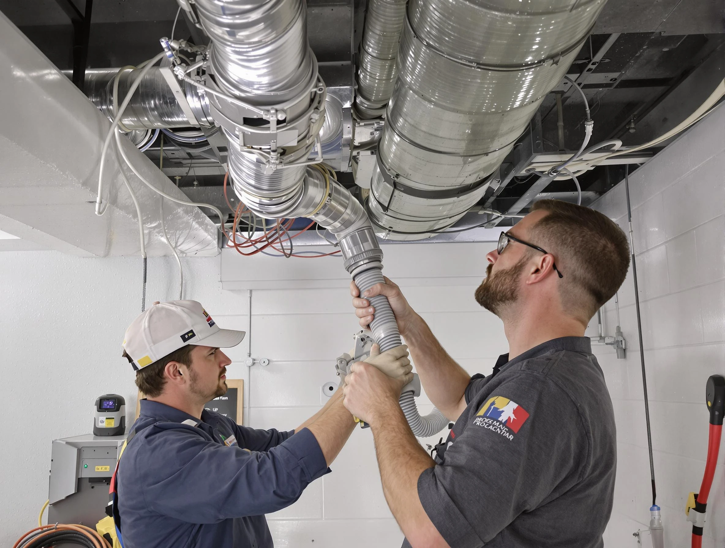 Dormont Air Duct Cleaning technician performing thorough AC duct cleaning in Dormont