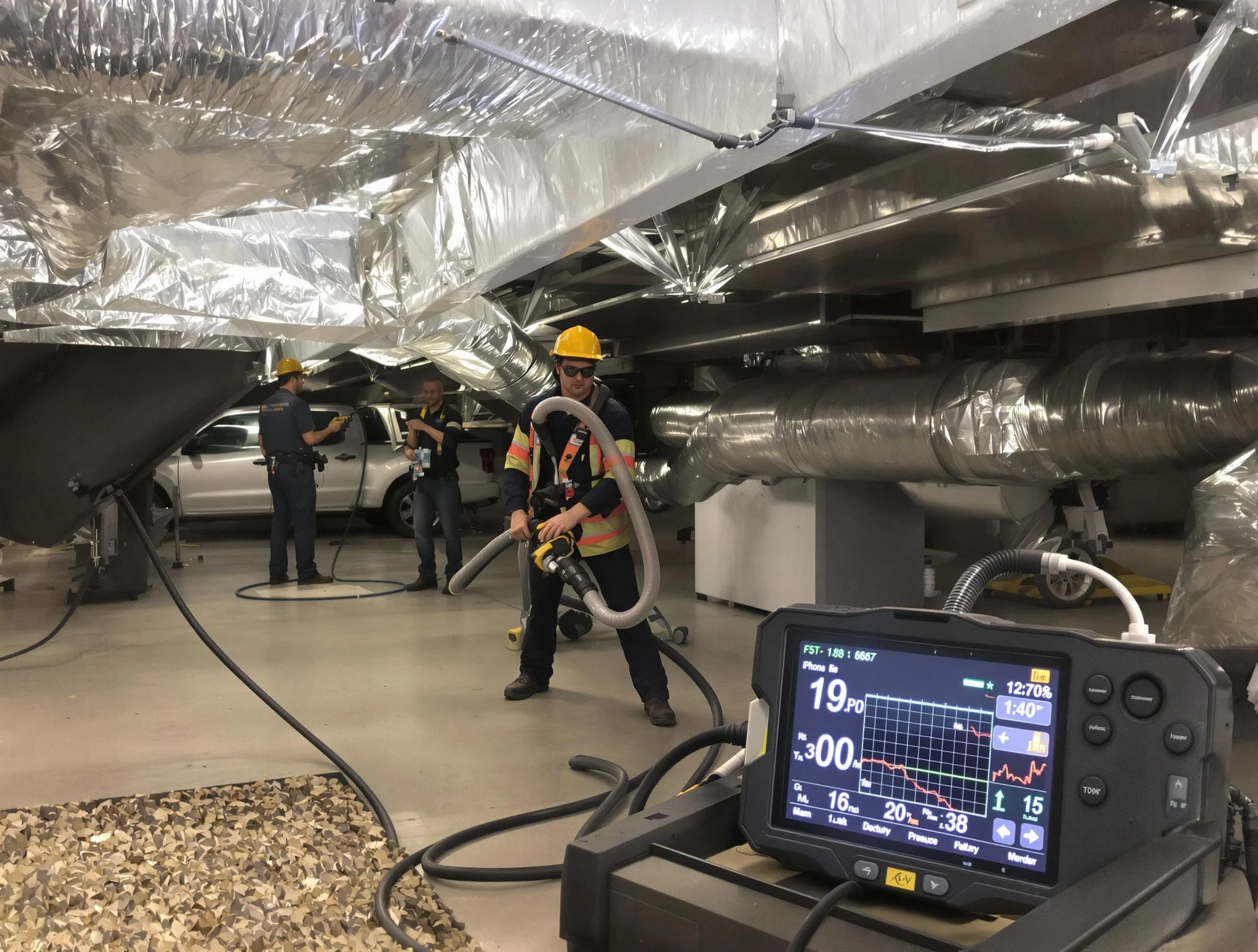 Professional negative pressure duct cleaning by Dormont Air Duct Cleaning in Dormont